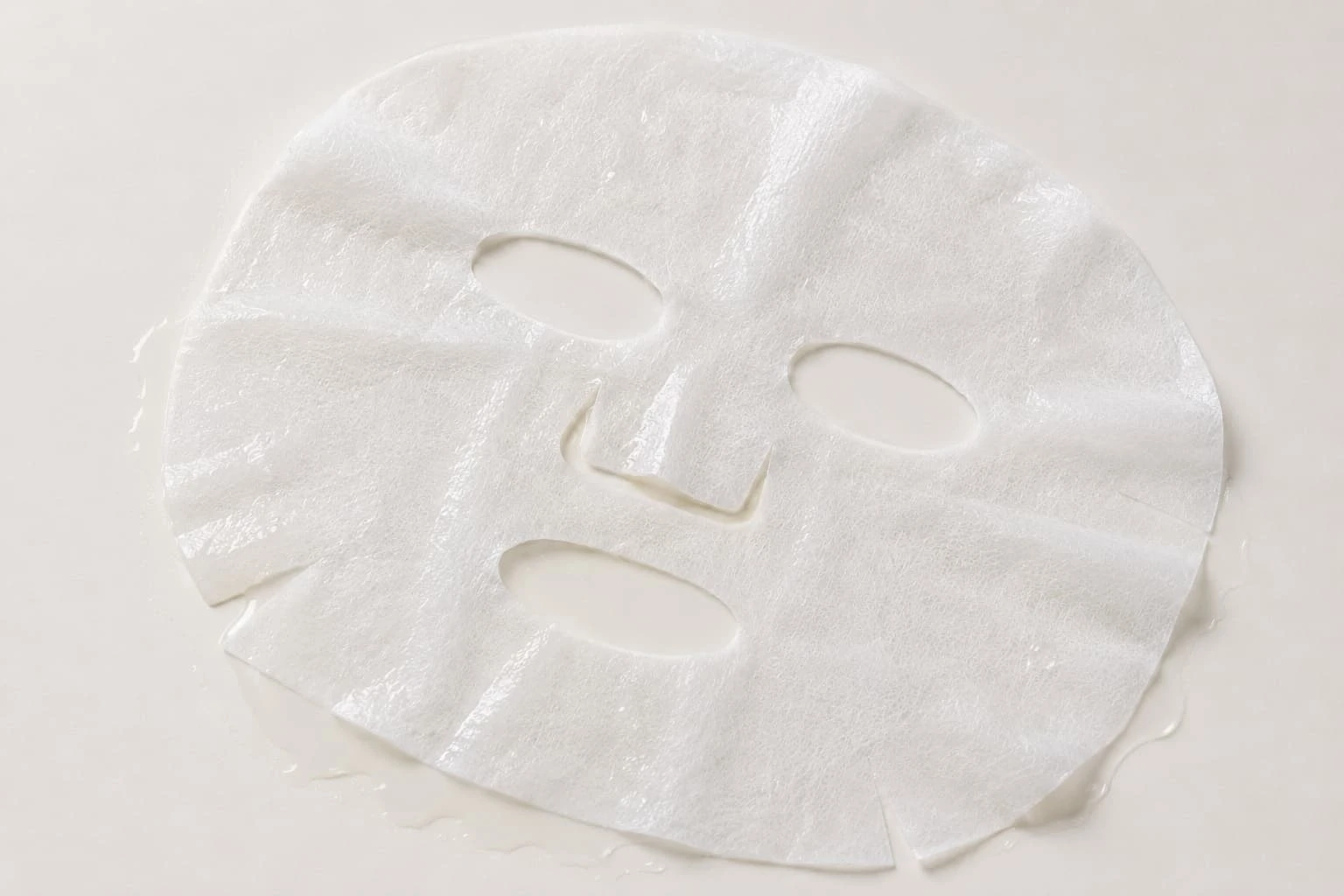 Korean sheet mask — unfolded treatment sheet soaked in essence